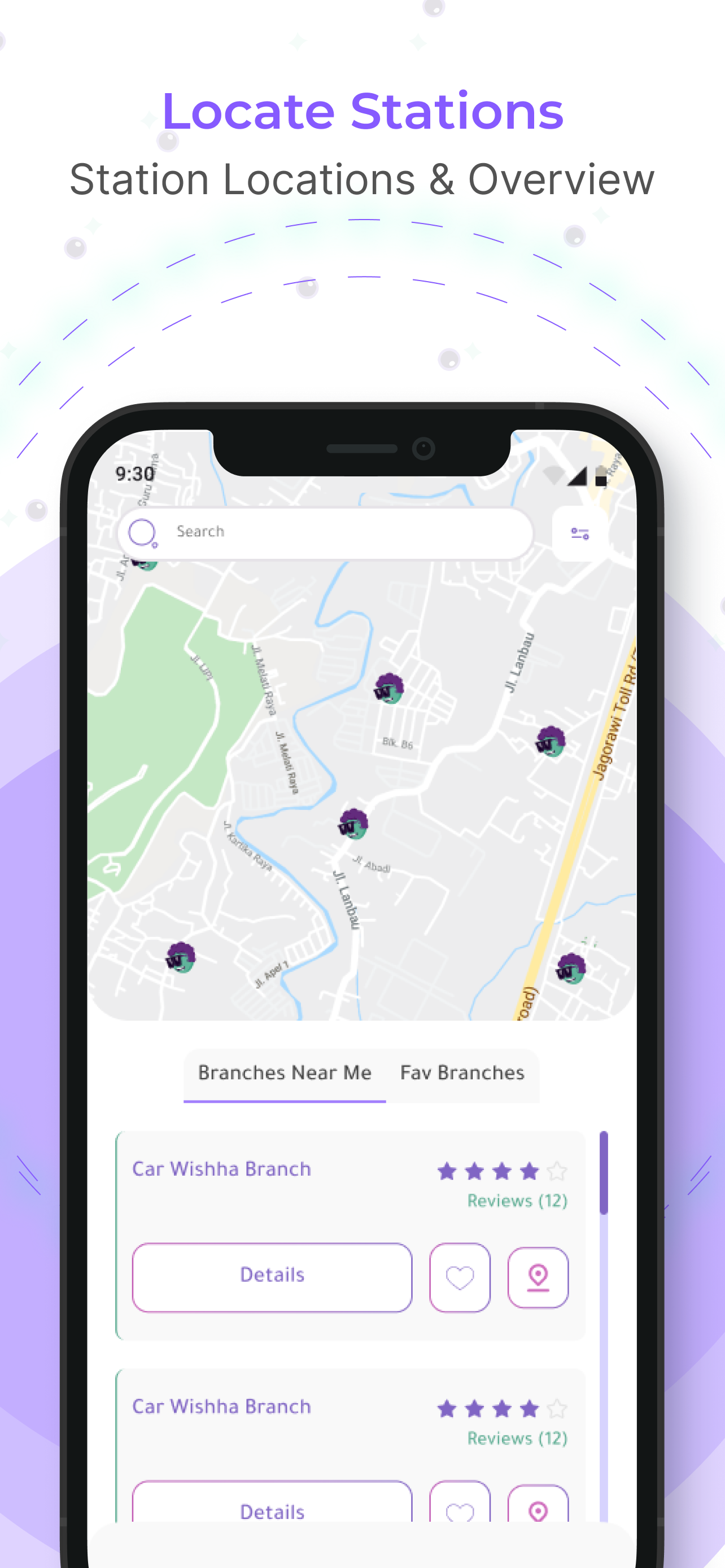 CarWishha app screen