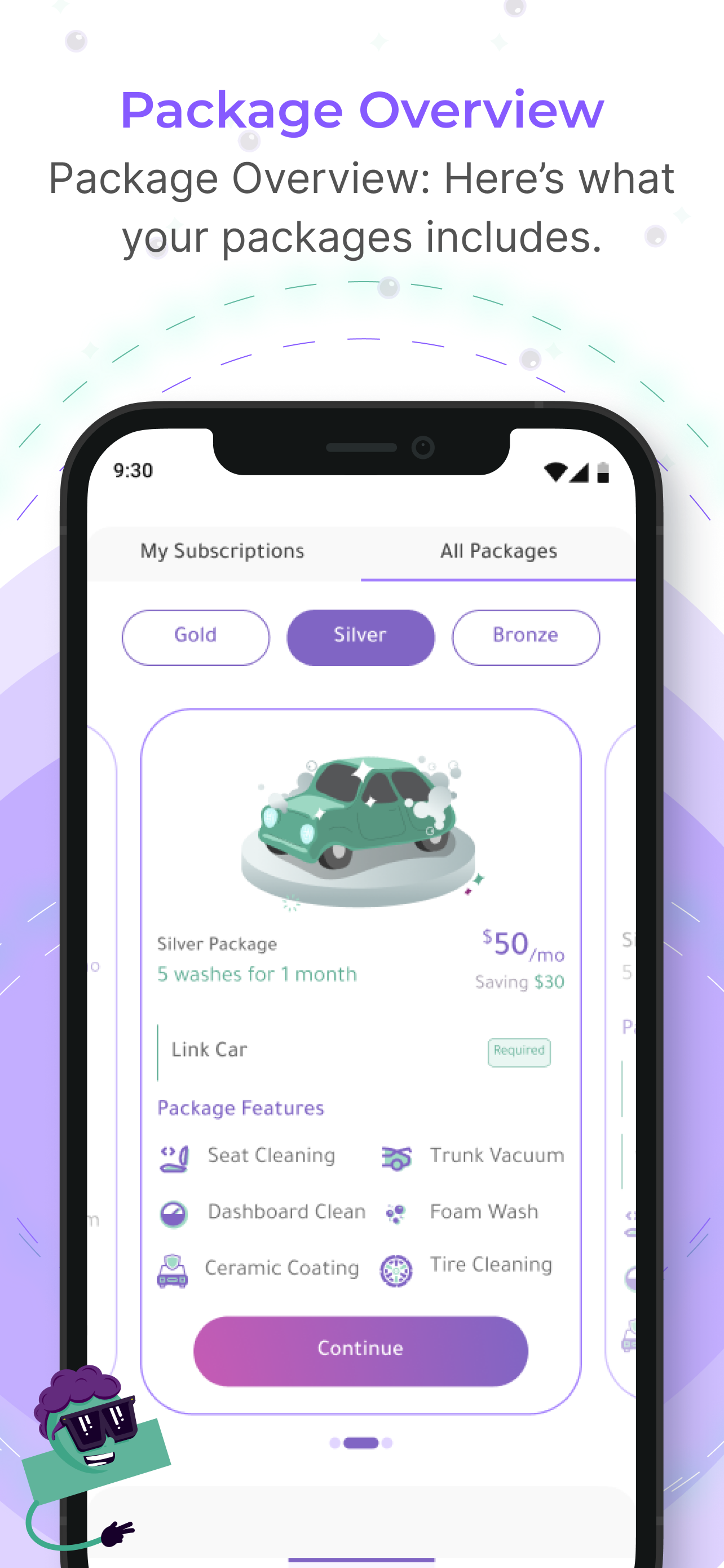 CarWishha app screen