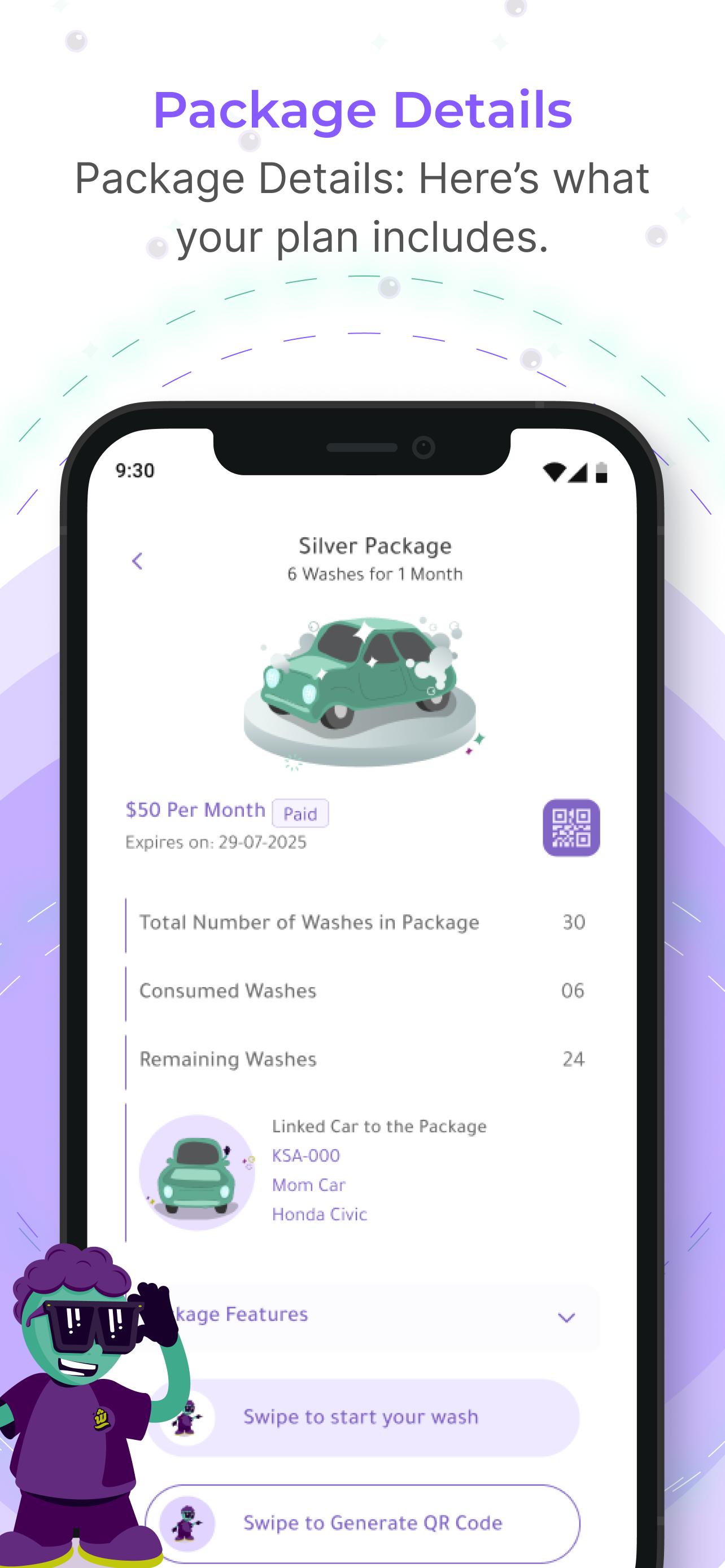 CarWishha app screen